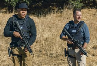 "The Bear" - Pictured: LL COOL J (Special Agent Sam Hanna) and Chris O'Donnell (Special Agent G. Callen). When a Russian bomber goes missing while flying over U.S. soil, Callen and Sam must track it d