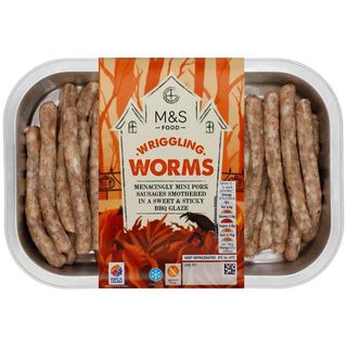 M&S Wriggling Worms Sausages