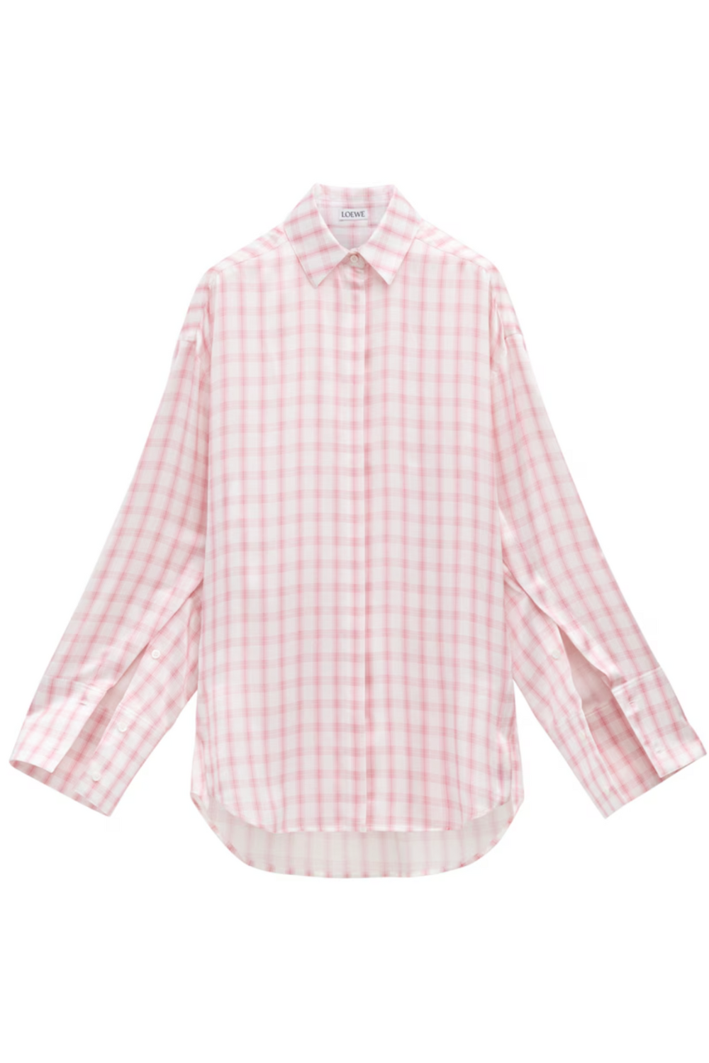 LOEWE, Silk Check Shirt