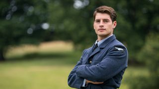 Gregg Sulkin as RAF Pilot David in World on Fire season 2