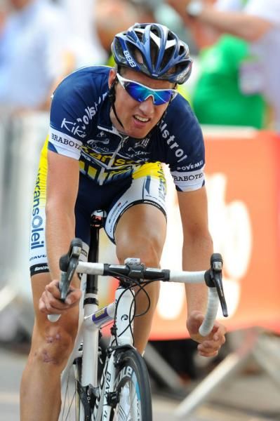 Arnoud Van Groen (Vacansoleil) finished alone in second place, 21 seconds behind Van De Walle.