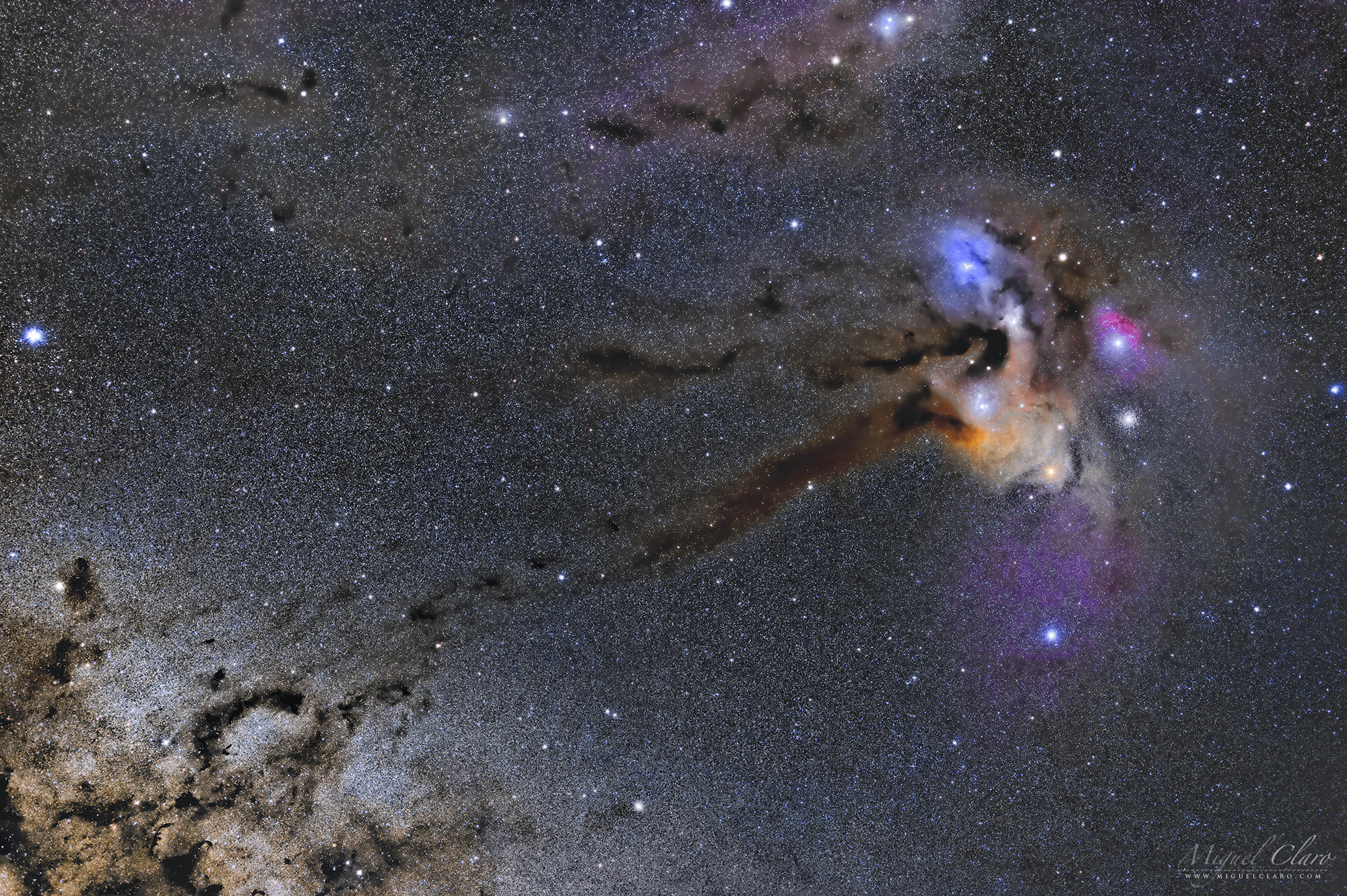Rho Ophiuchi: A Brilliantly Colored Interstellar Cloud (Photo) | Space