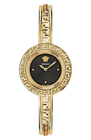 La Greca Diamond Bracelet Watch, 28mm