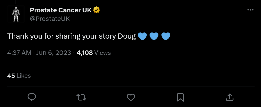 The Witcher - seslendirme sanatçısı Doug Cockle'ı destekleyen tweet