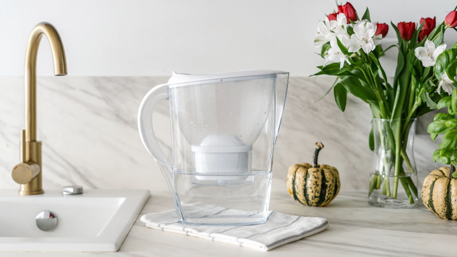 How to clean a water pitcher filter for twice the use