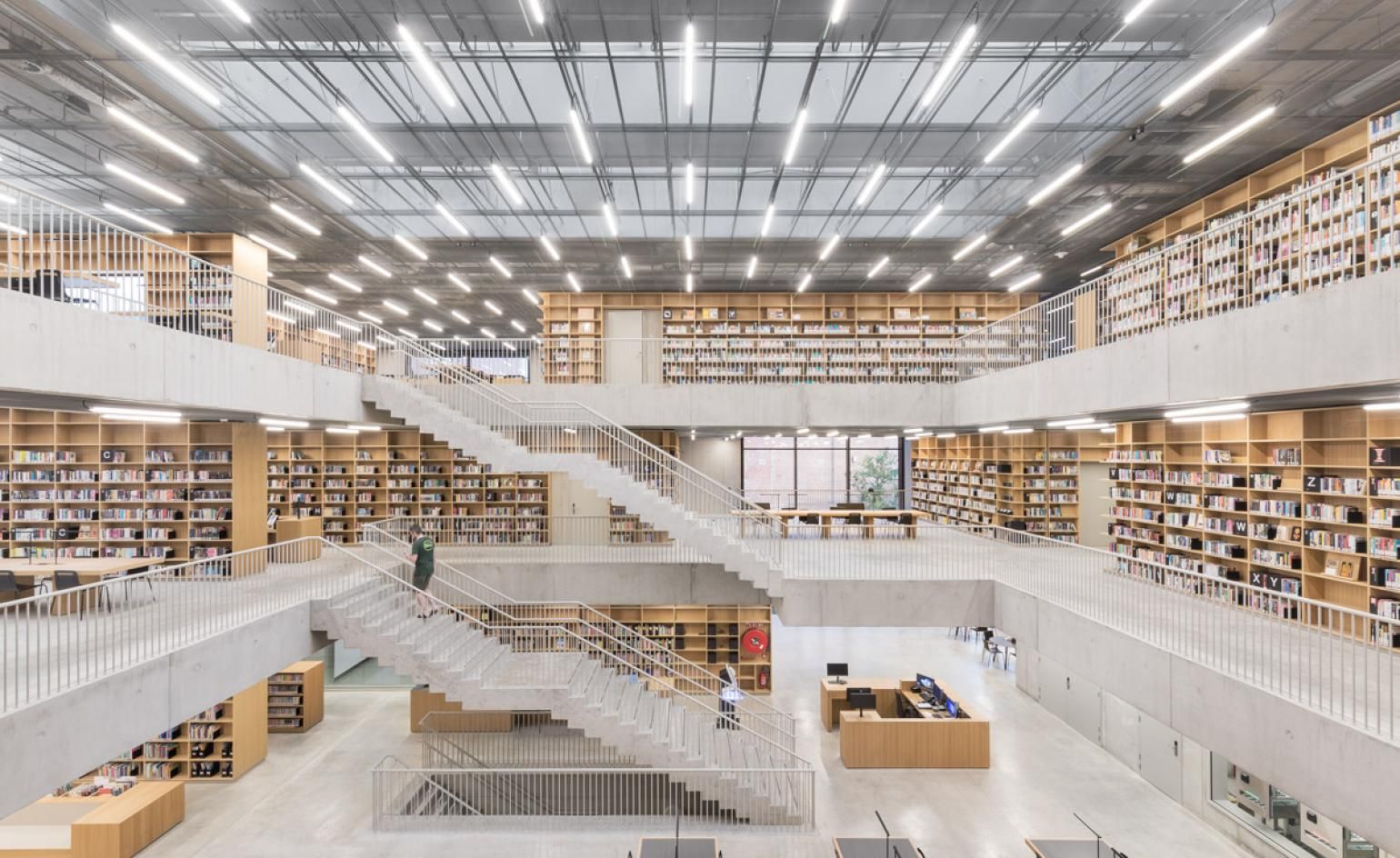 Utopia library, Aalst, Belgium is like a little universe