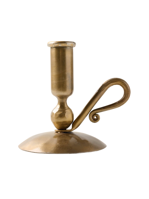 Brass Wright Taper Holder