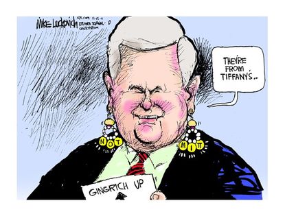 Gingrich's persuasive bling