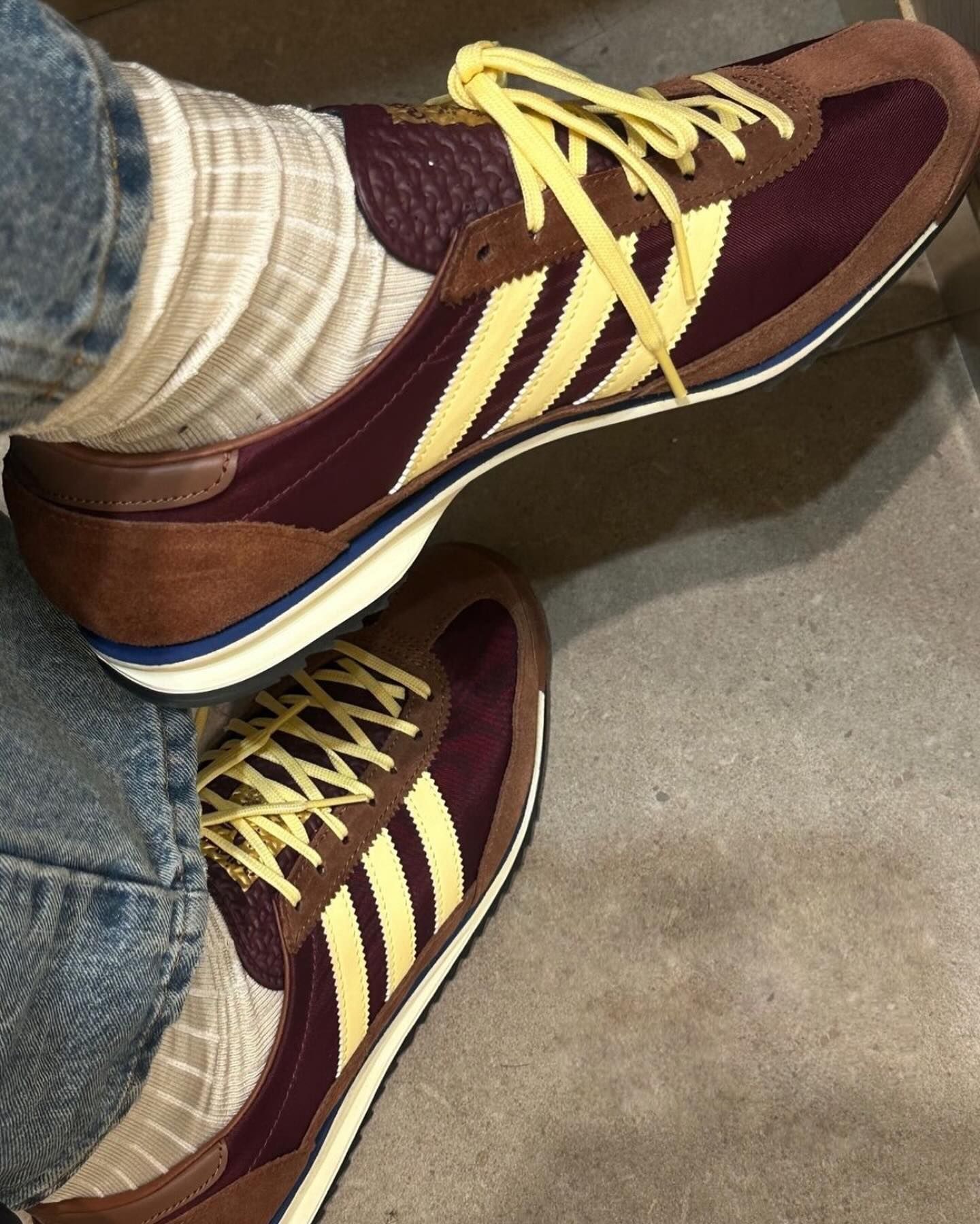 outfit image featuring the Adidas SL 72 sneakers