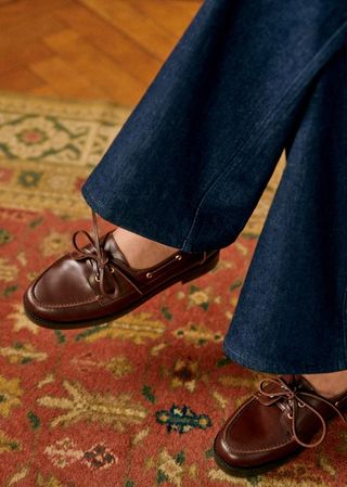 Caroline Loafers - Glossy Chocolate - Bovine Leather - Sézane