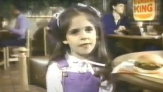 Sarah Michelle Gellar at a Burger King in Burger King ad