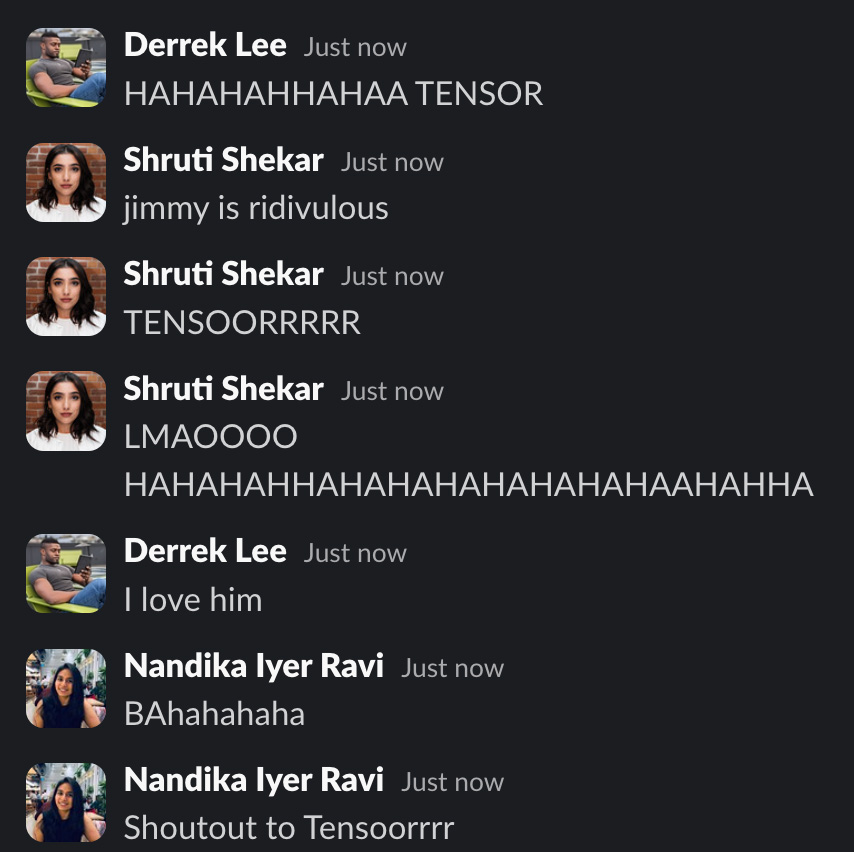 Tensor excitement