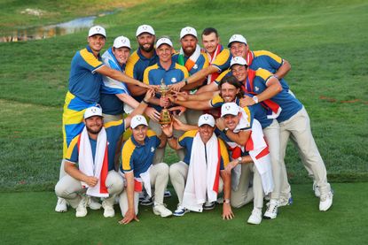 Luke Donald's victorious Ryder Cup side