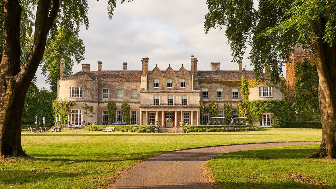 Exterior view of Lucknam Park Hotel