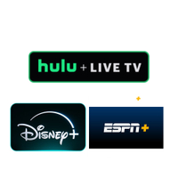 Hulu with Live TV, Disney Plus and ESPN Plus bundle: $82.99$59.99 at Hulu