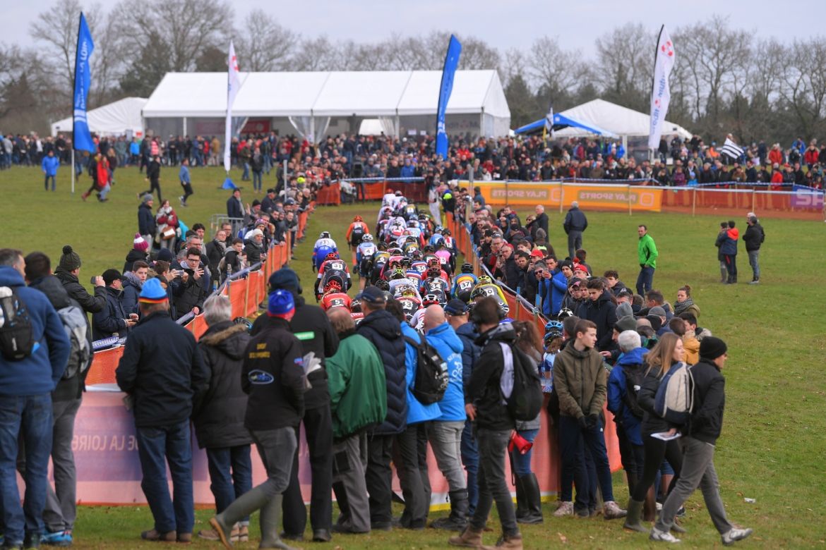 The crowds in France