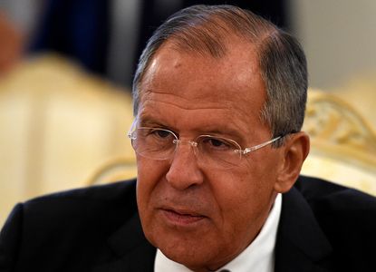 Russian foreign minister Sergey Lavrov.