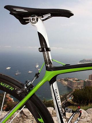 Last year's deeper-section seatmast design has been traded for a round profile on the 6 Series Madone.