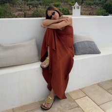 aimeesong maxi dress and sandals