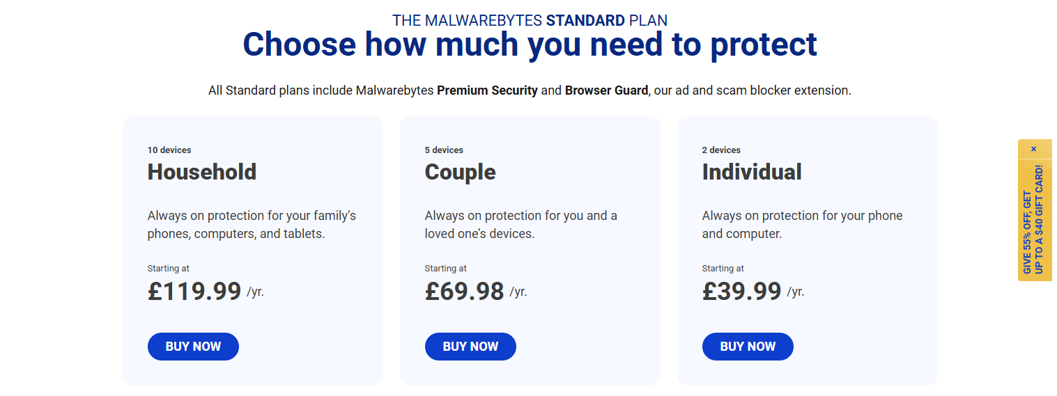 Malwarebytes Premium Security Pricing