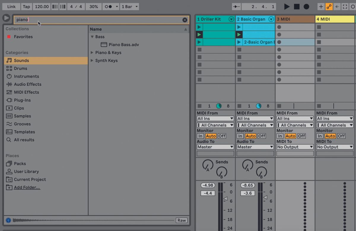 How to make a track in Ableton Live 11 Lite: creating easy chords with ...