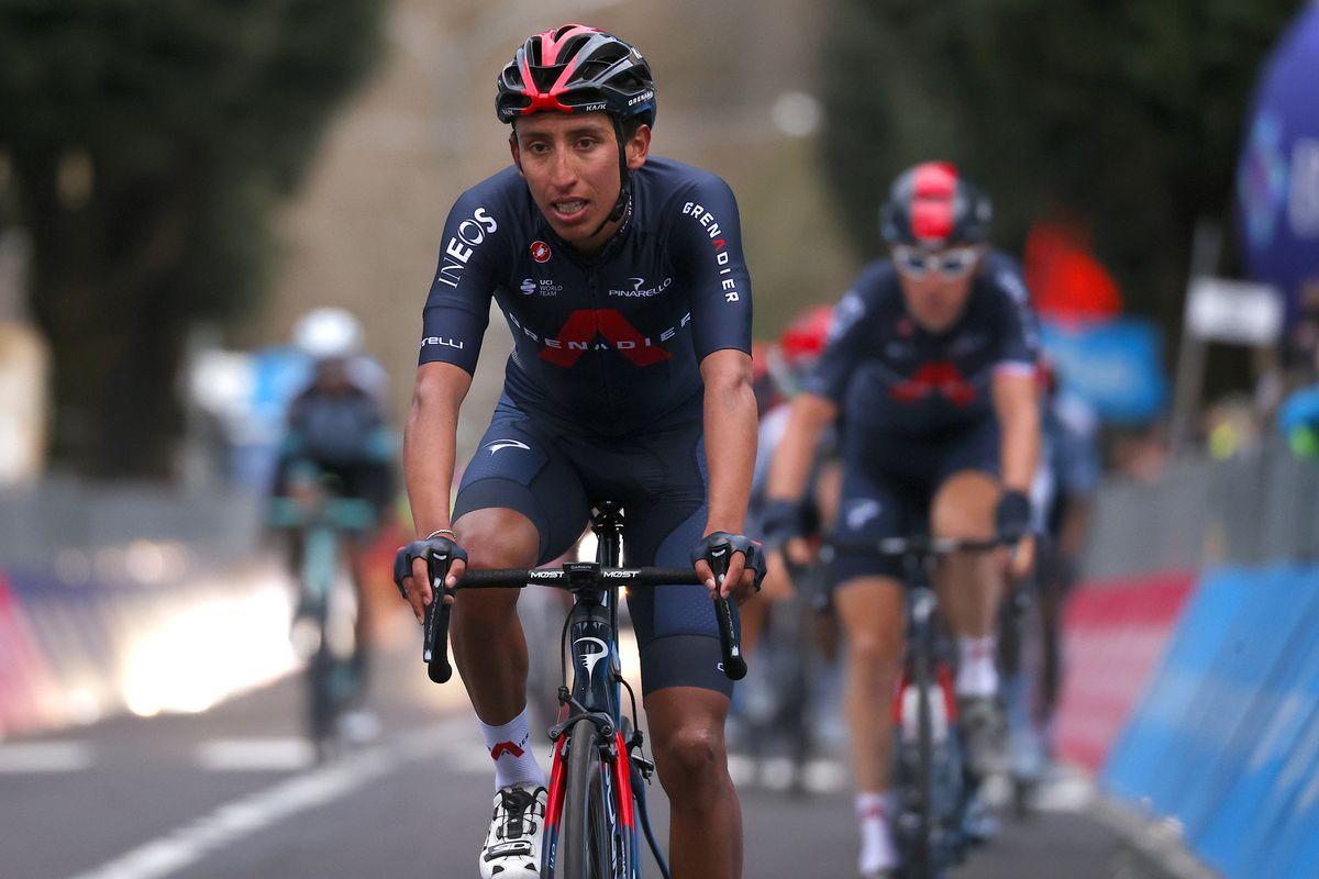 Tirreno Adriatico 2021 56th Edition 3rd stage Monticiano Gualdo Tadino 219 km 12032021 Egan Bernal COL Ineos Grenadiers photo Luca BettiniBettiniPhoto2021