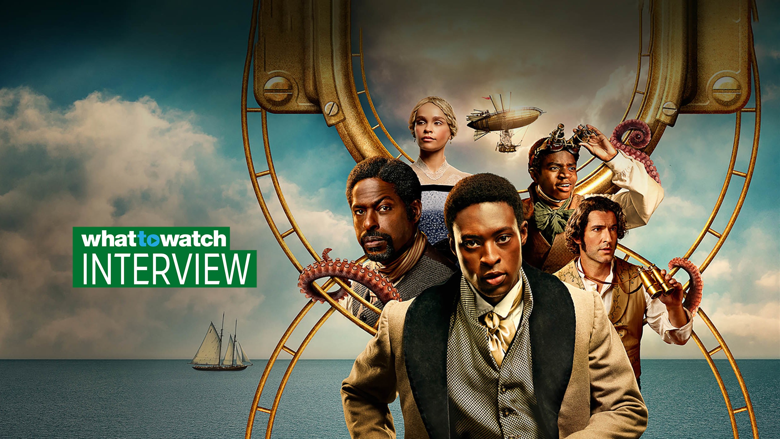 Washington Black poster with What to Watch interview logo imposed
