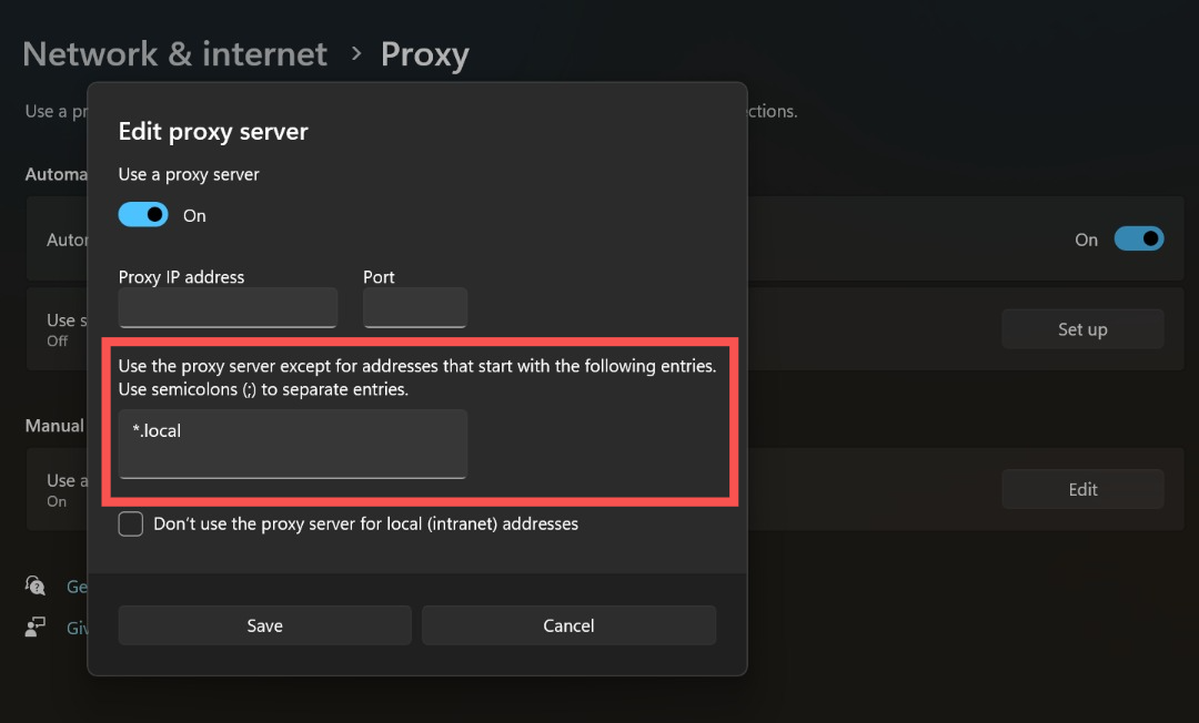 How to set up a proxy server
