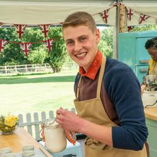 Peter Sawkins in the 'Great British Baking Show.'