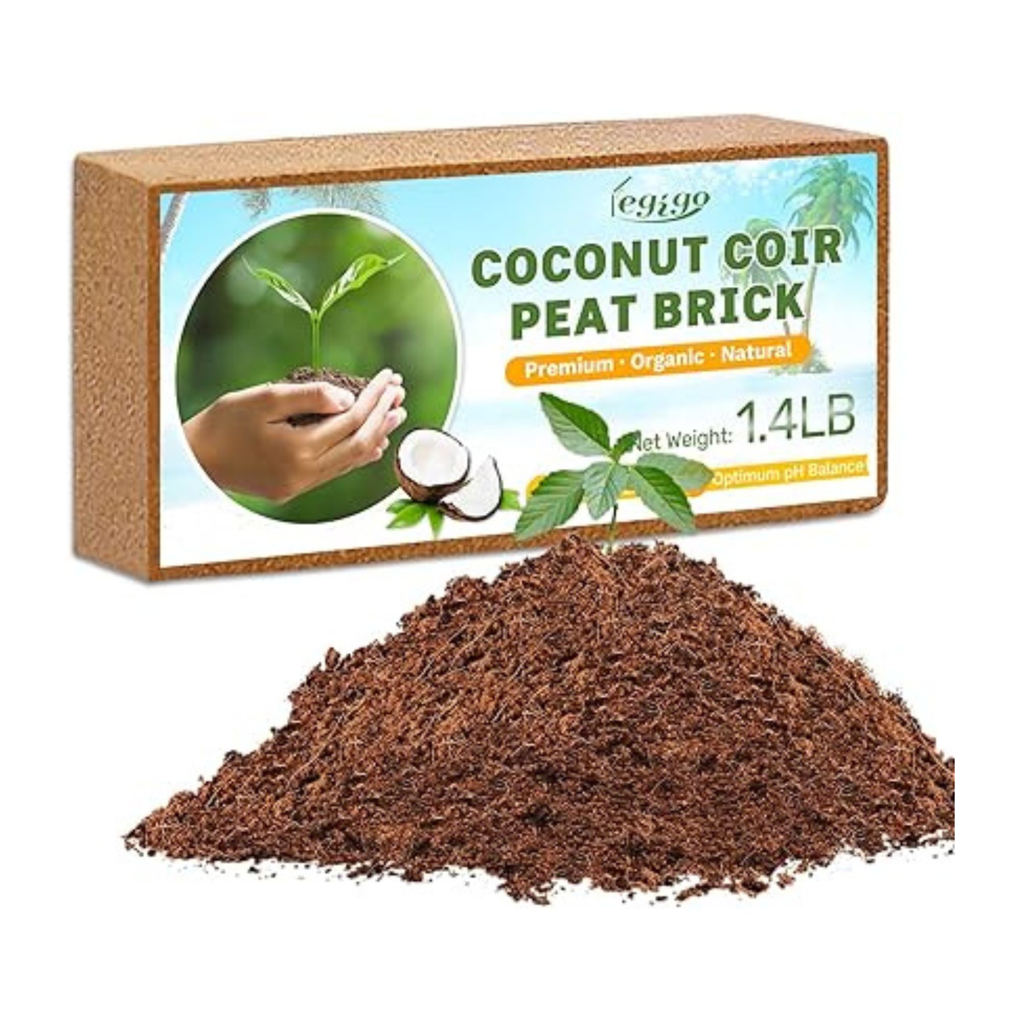 coconut coir peat brick