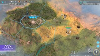 Ara: History Untold pre-alpha screenshot map overview