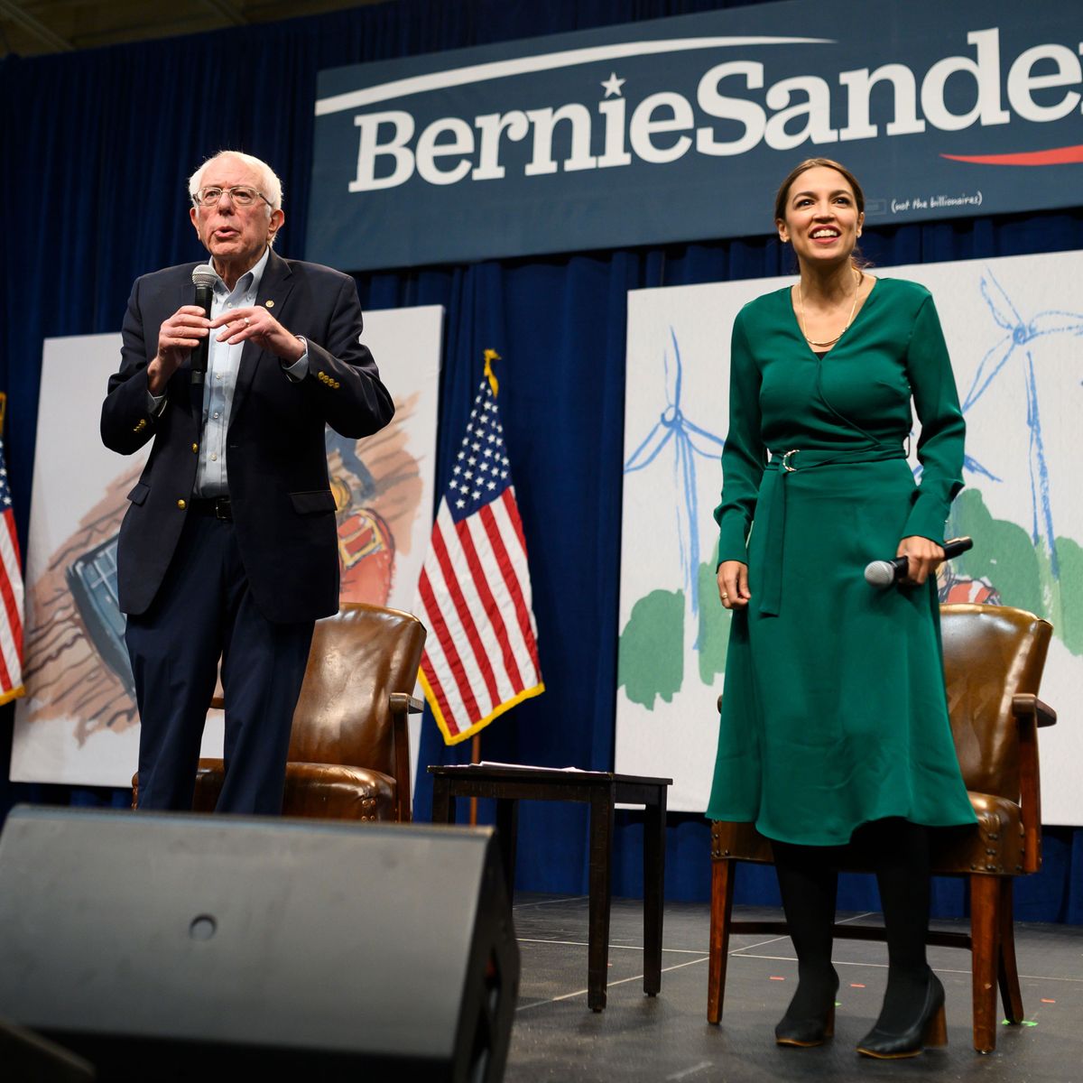 bernie sanders alexandria ocasio cortez