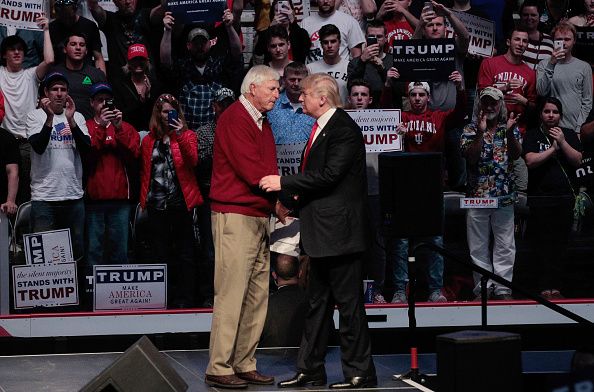 Donald Trump and Bobby Knight.