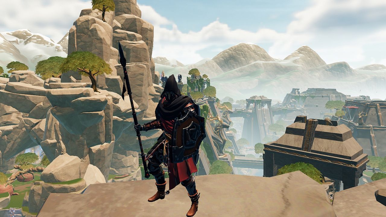 Stray Blade: Der schicke Ausblick offenbart in der Theorie mehr von der Insel, wird aber von schwammigen Texturen getr&uuml;bt