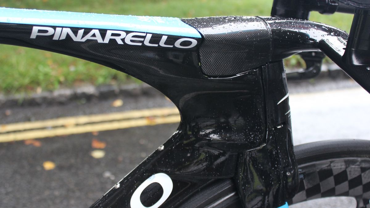 The headtube on the Bolide is all about aerodynamics and integration