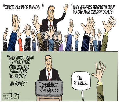 
Political cartoon U.S. GOP Iran deal