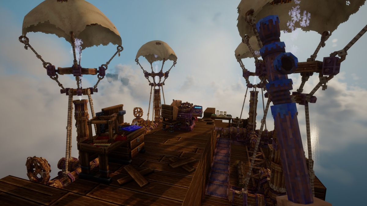 An airship