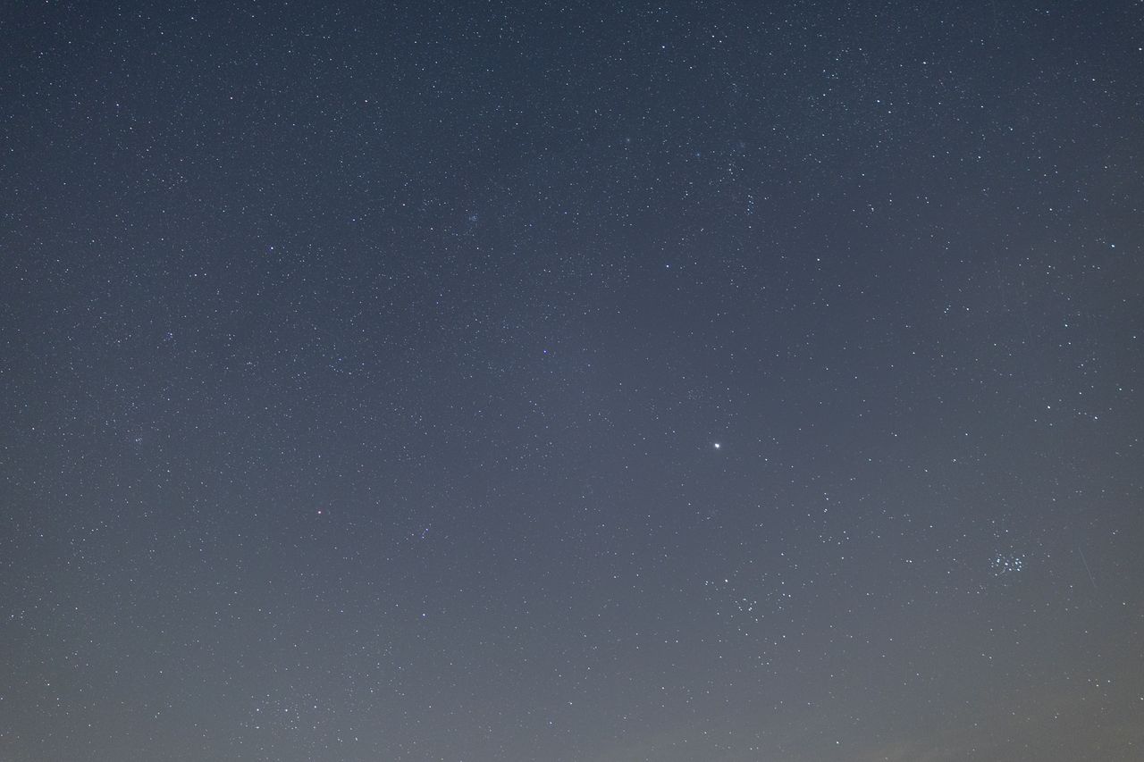 Photo of the night sky behind taken with the Canon EOS R6 Mark II camera