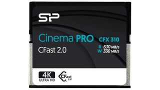 Best CFast card: Silicon Power Cinema PRO CFX310 CFast 2.0 card