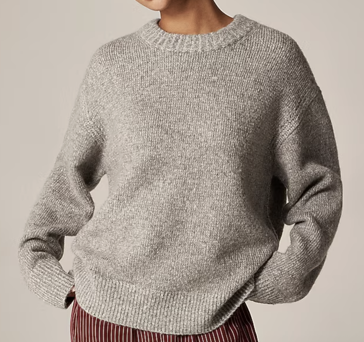 J.Crew, Relaxed Crewneck Pullover