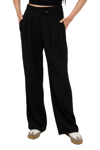 Kenneth Cole Crisscross Waist Wide Leg Pants (Were $99) 