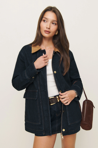 Reformation Archer Denim Jacket