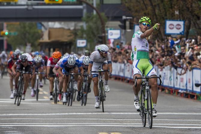 Peter Sagan (Cannondale) delivers another win, this time in the fifth and final stage of the Tour of Alberta