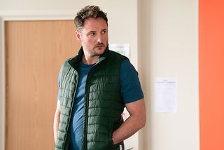 Martin Fowler is annoyed with Theo in EastEnders. 