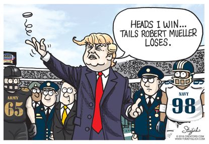 U.S. Army Navy football game Trump Robert Mueller investigation
