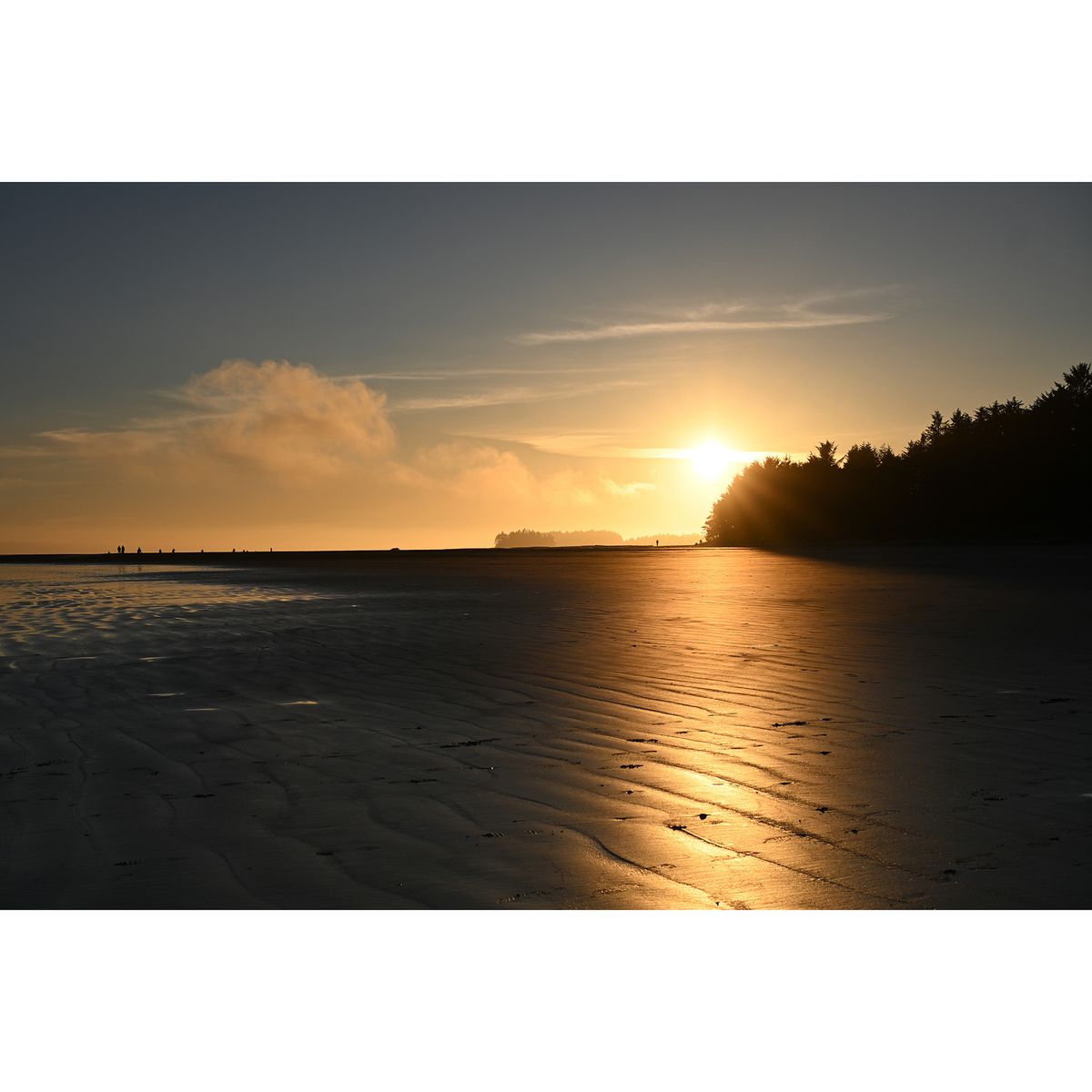 Beach at sunset