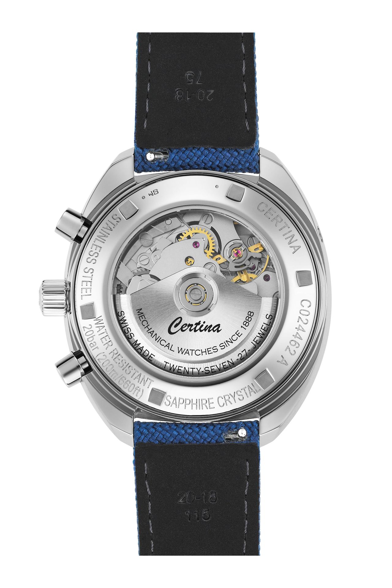 The Certina DS-2 Chronograph on a white background