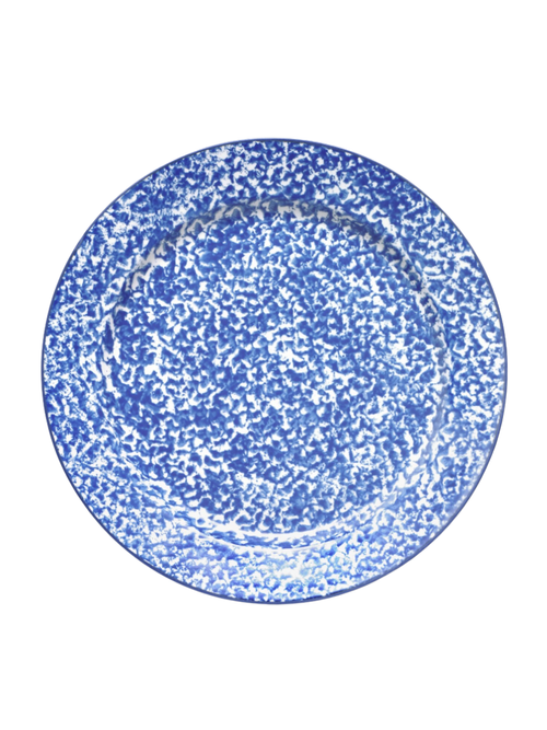 Spongeware Dinner Plates, Set of 2