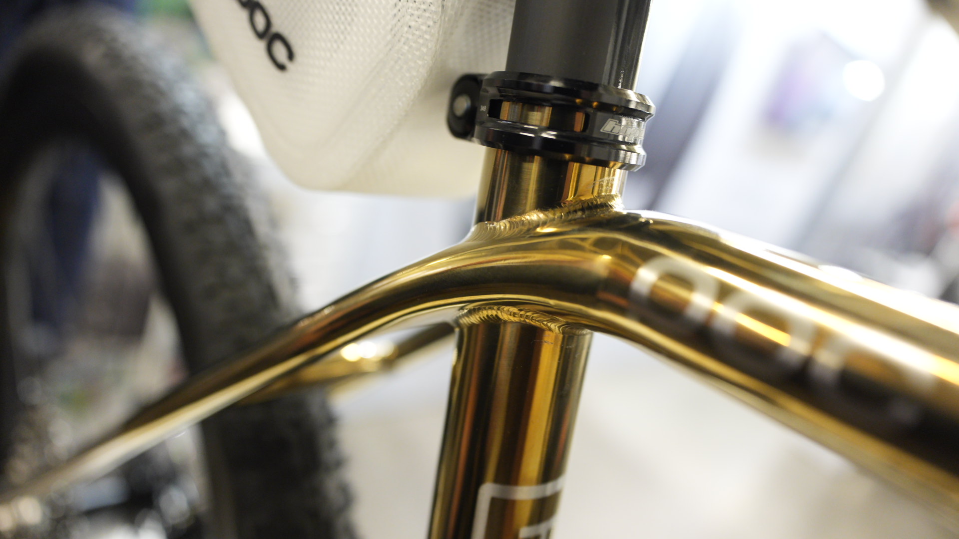 close up details of expensive bikes