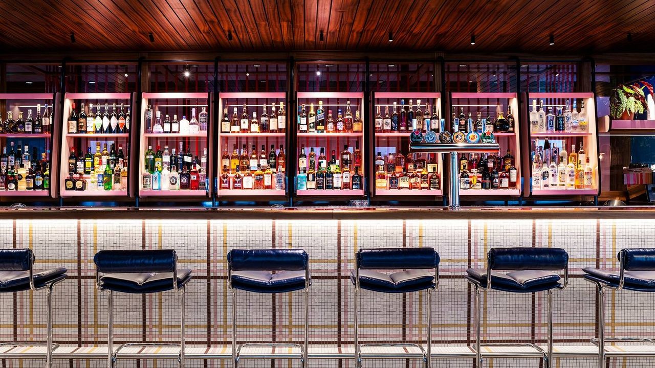 bar at the Standard hotel